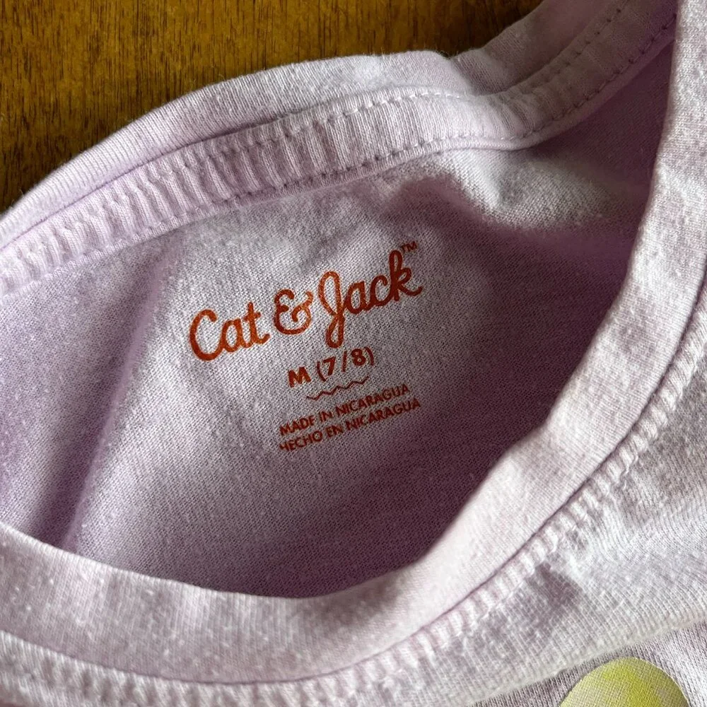Cat & Jack tee and leggings M 7/8